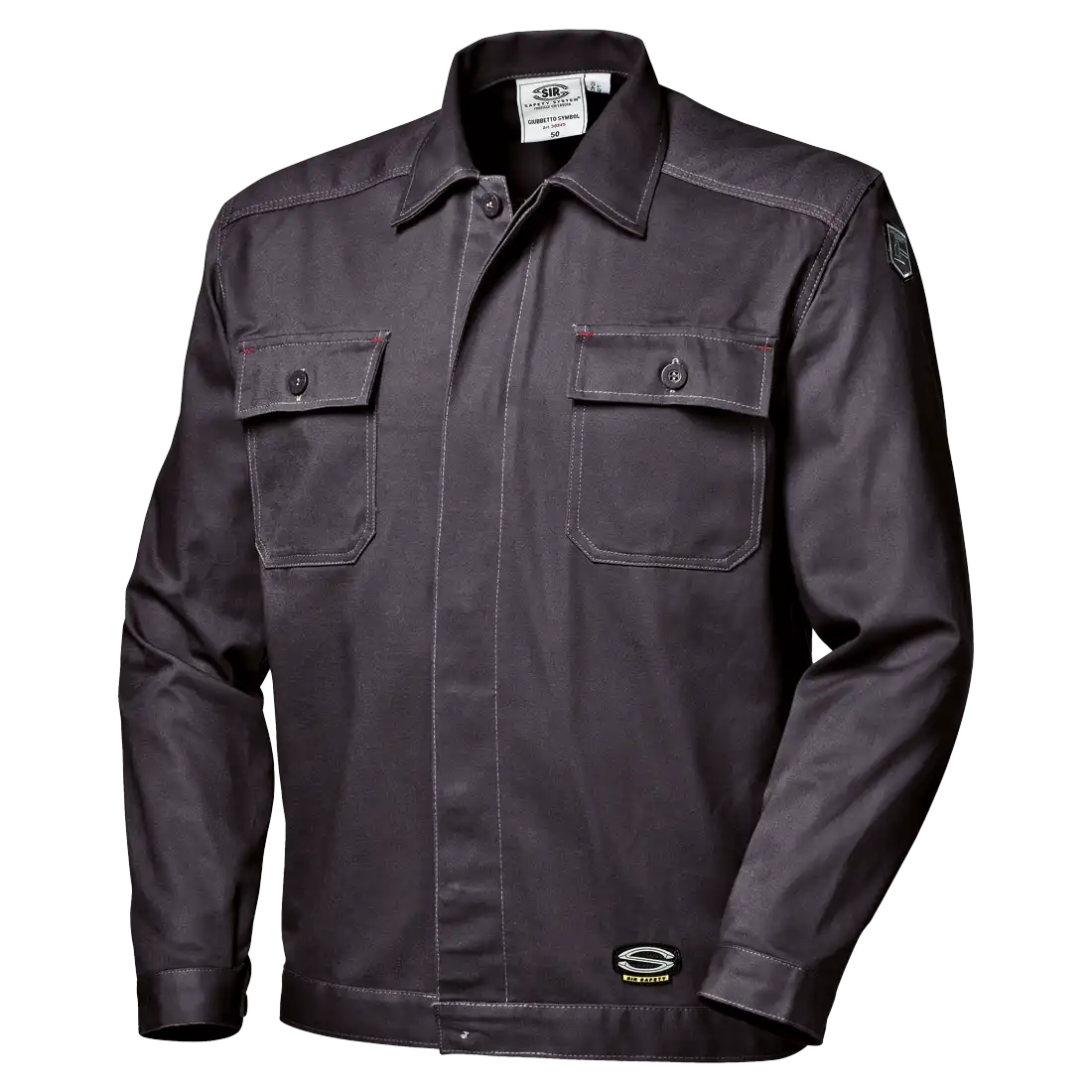 SYMBOL SHORT JACKET - Breathable Cotton - Reinforced Seams - Concealed Closure - Image 1